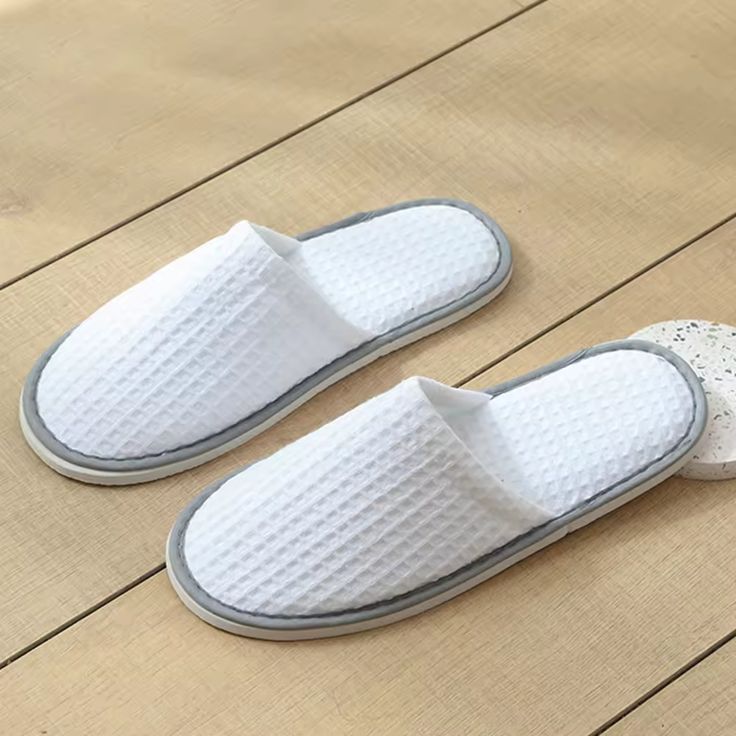 Waffle Cotton Slippers