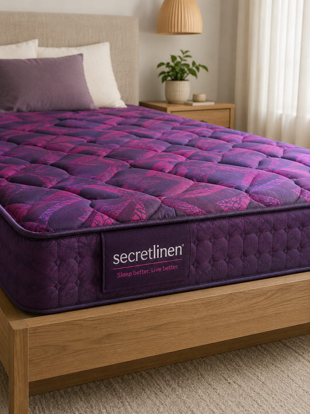 Secret Linen mattress — Sleep better. Live better.